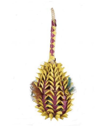 Adventure Bound Shredding Pineapple Pinata Parrot Toy